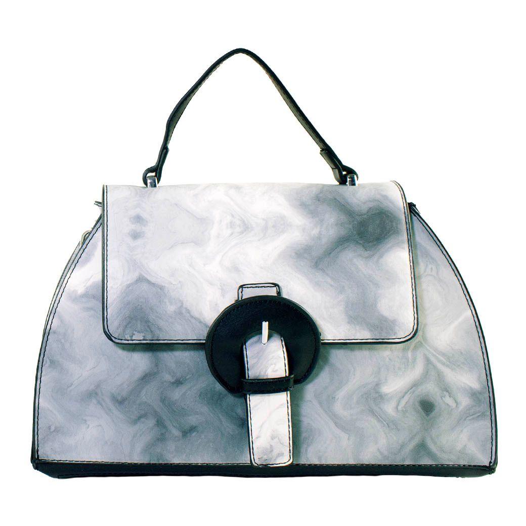 Cartera Rigida Ponseada Negro-0