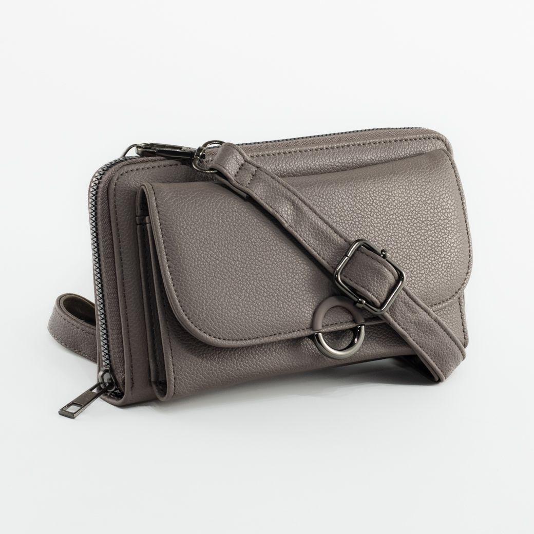 Portacelular c/metal redonda Khaki-1