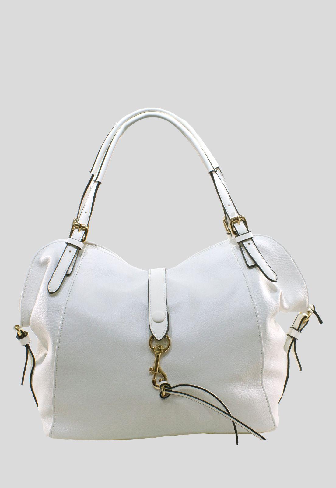 Cartera Con Mosqueton Blanco-0