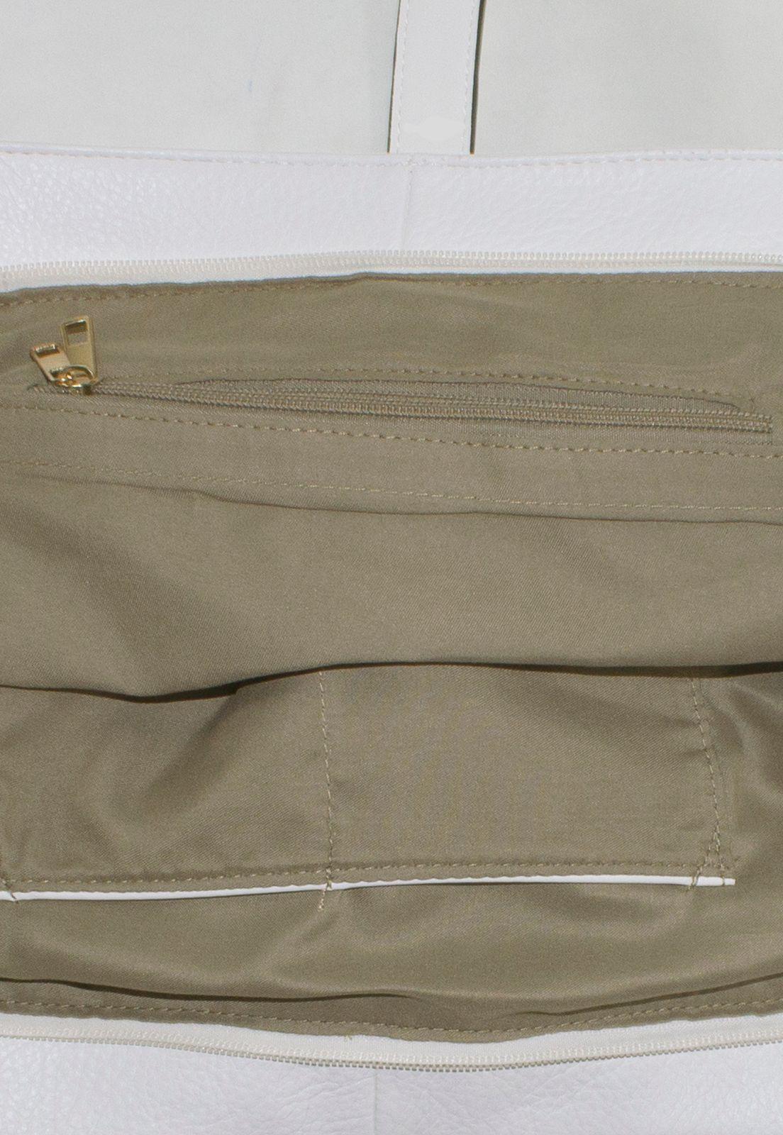 Cartera Con Mosqueton Blanco-3