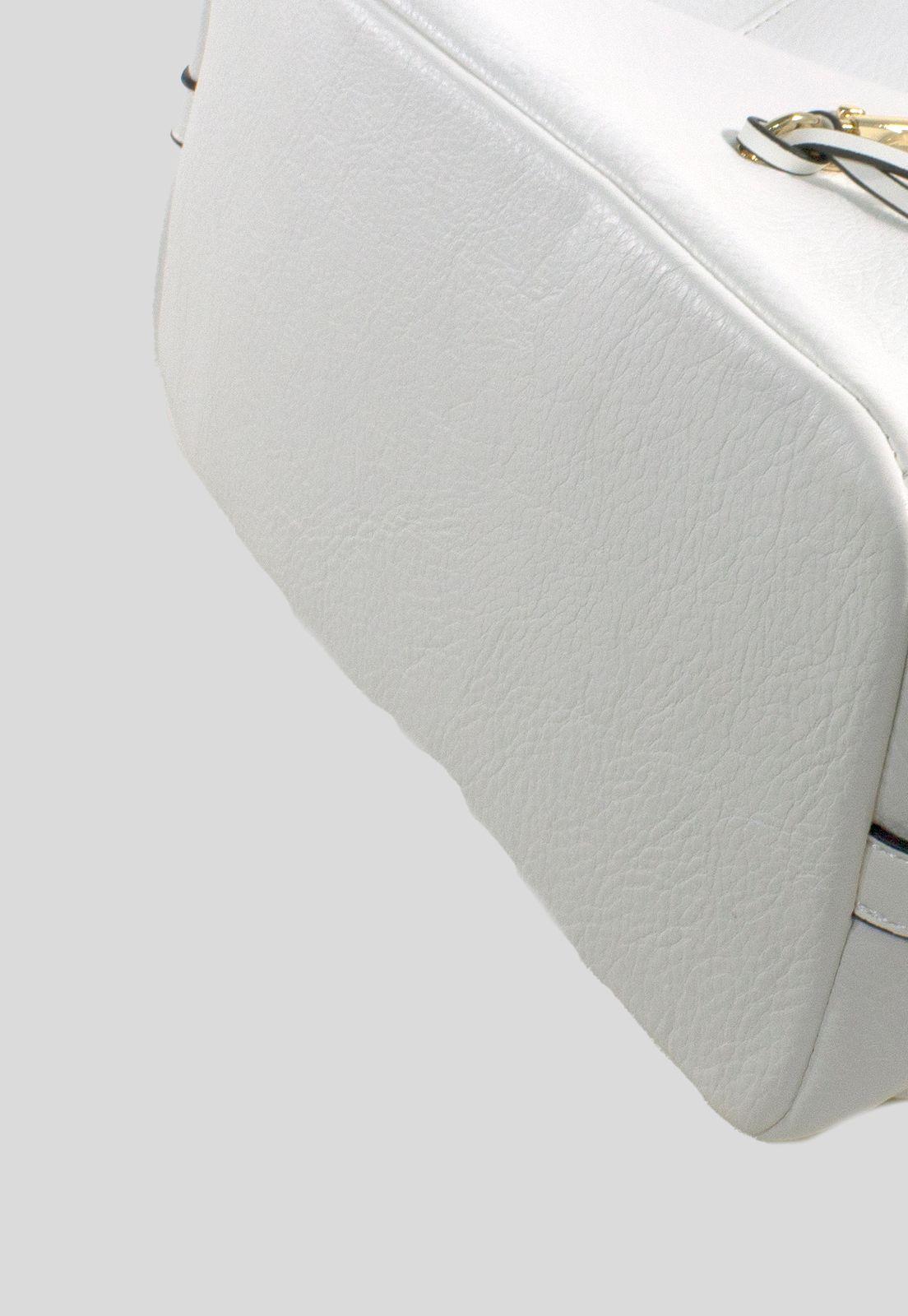 Cartera Con Mosqueton Blanco-4