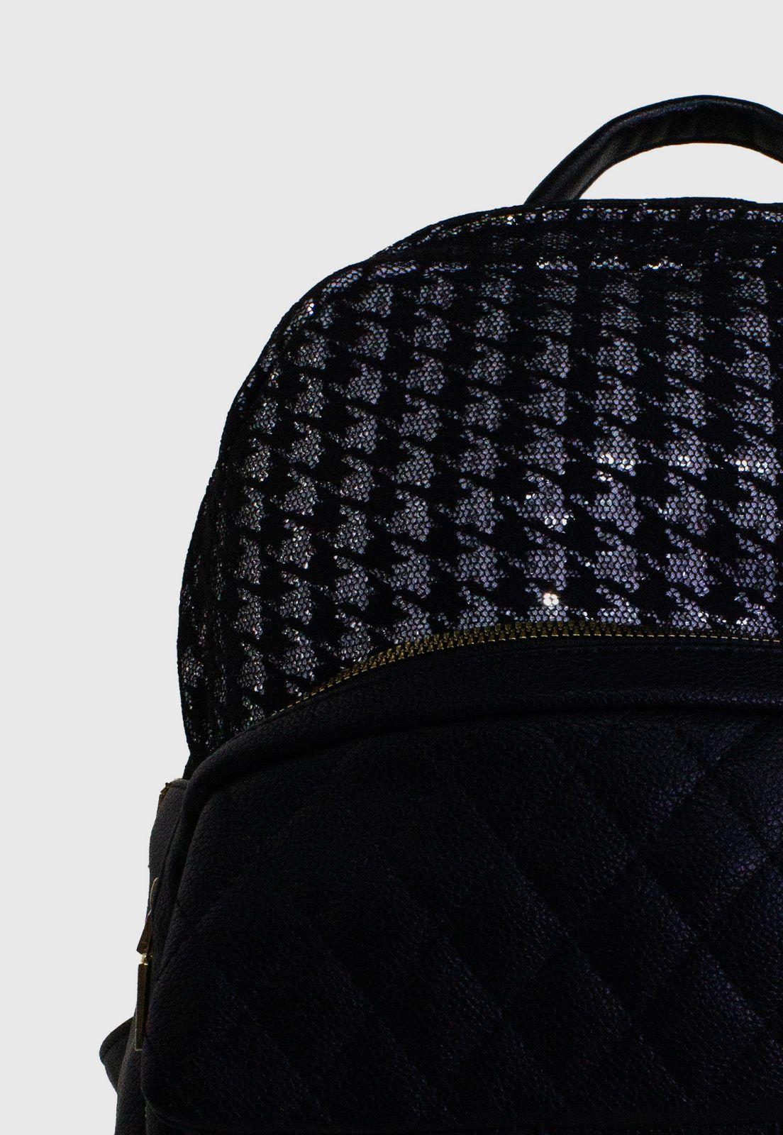Mochila con bolsillo acolchado Negro-2