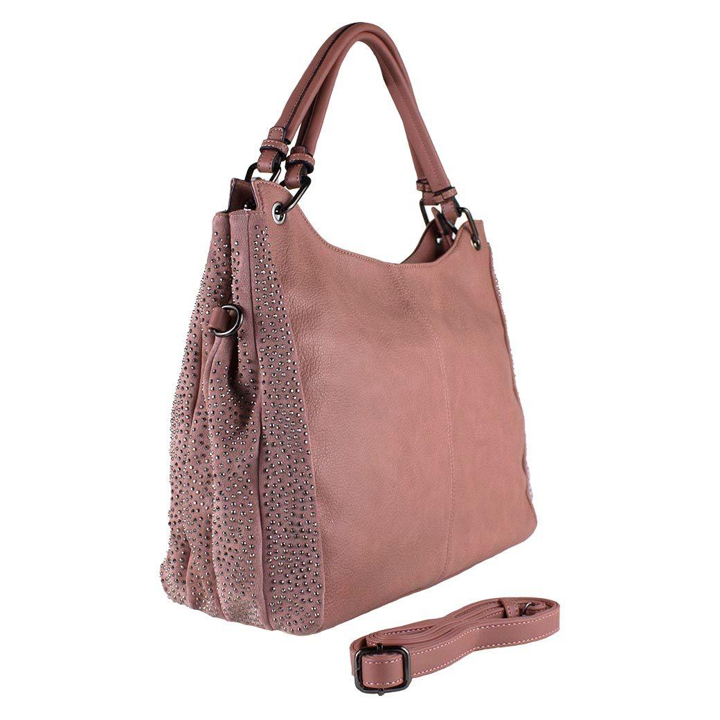 Cartera Strass Bilaterales Rosado-1