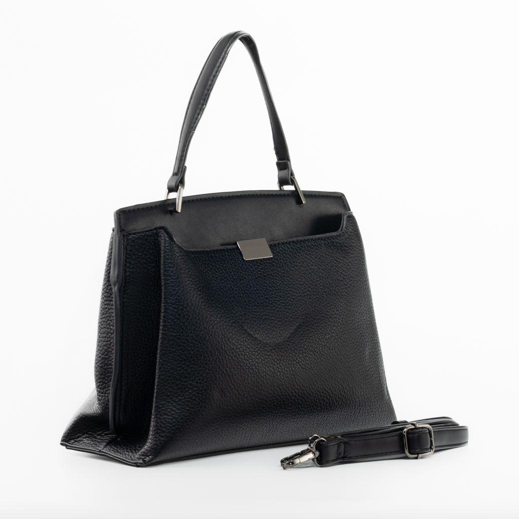 Cartera rígida con placa frontal color Gris-2