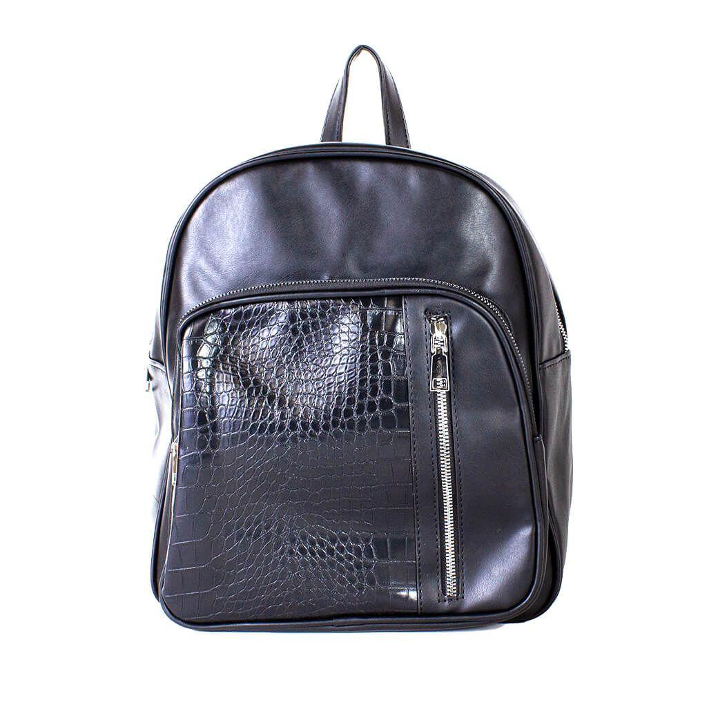 Mochila Bolsillo Coco Negro-0