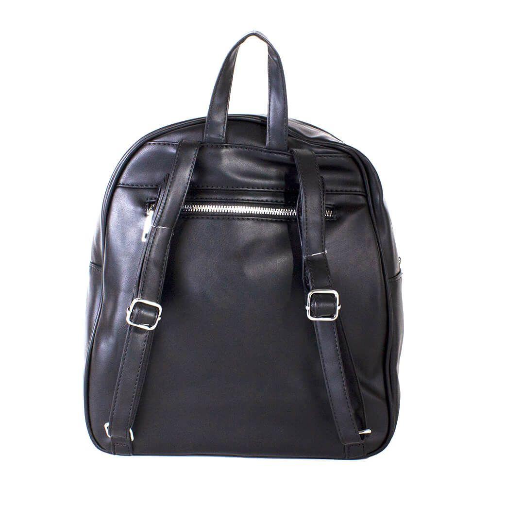 Mochila Bolsillo Coco Negro-2