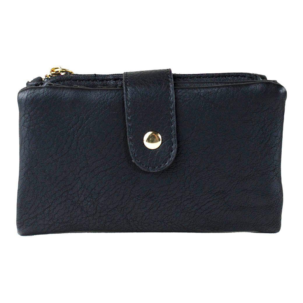 Billetera Chica Cierre Negro-0