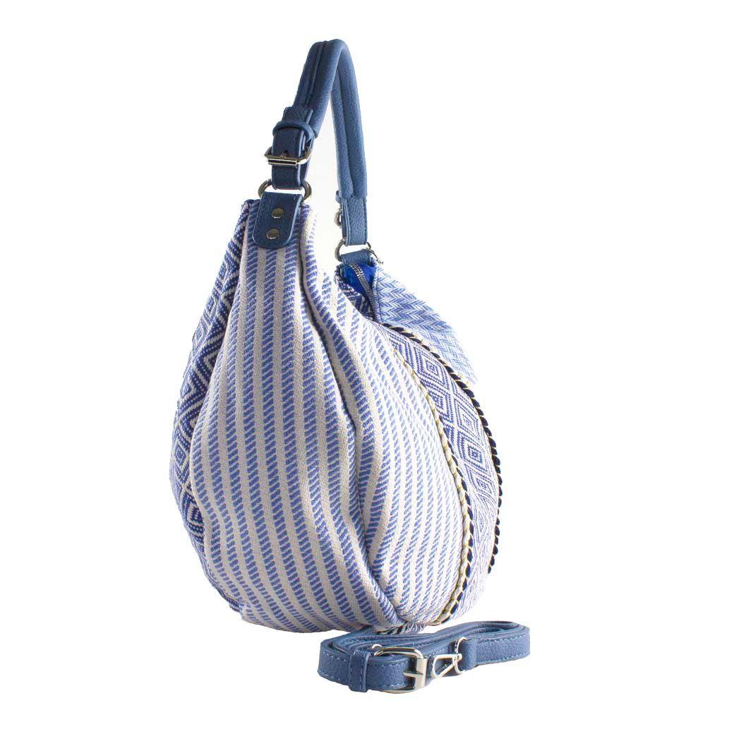 Cartera Patch Casquete Multicolor Azul-1