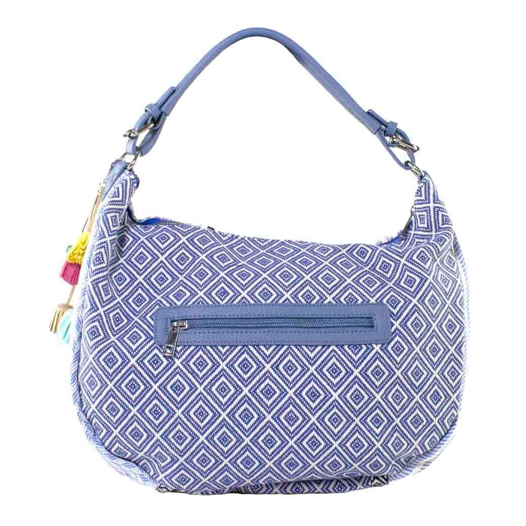 Cartera Patch Casquete Multicolor Azul-2