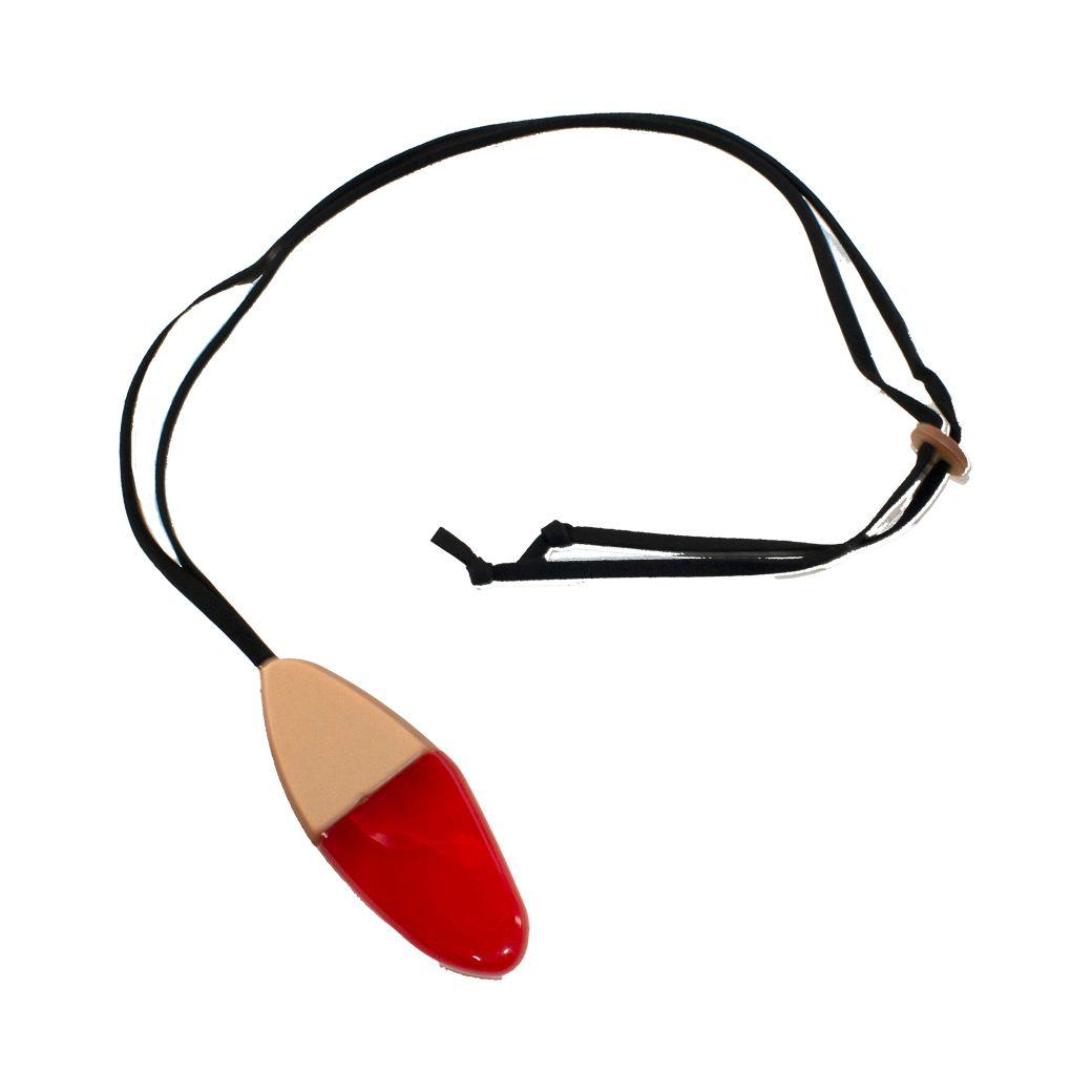 Collar flecha bicolor Rojo-2