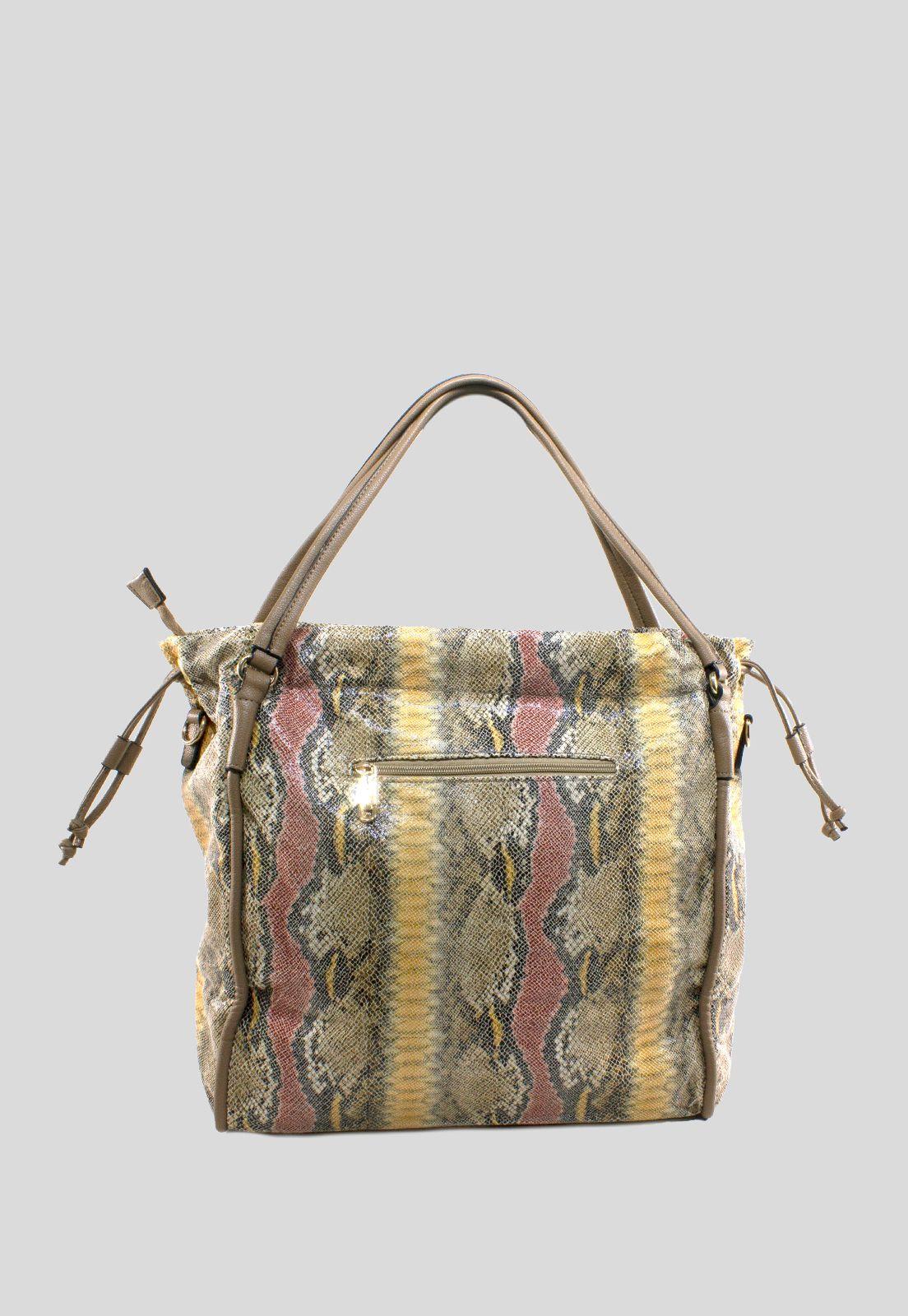 Cartera Grande Piton Khaki-2