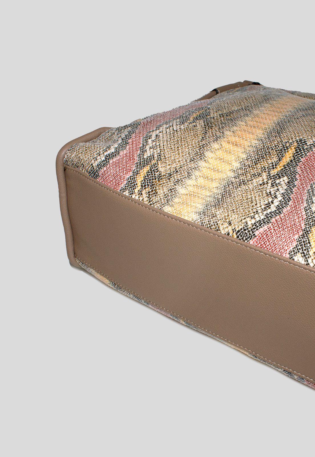 Cartera Grande Piton Khaki-4