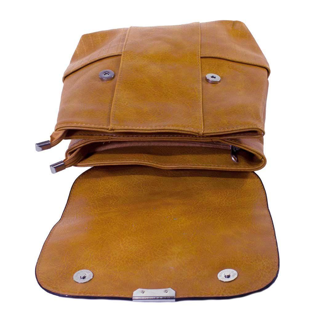 Mochila Con 2 Bolsillos Mostaza-3