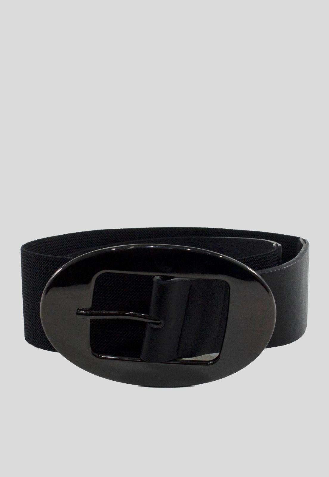 Cinturon elastico med. Metal Negro-0