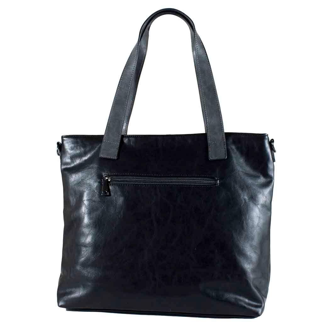 Cartera 2 Bolsillo Iguales Negro-2