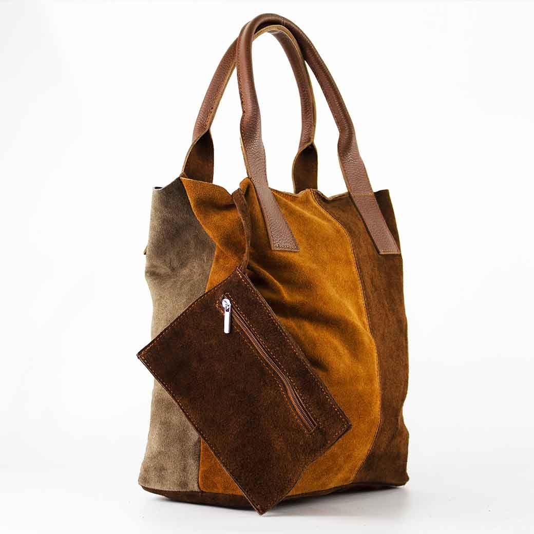 Cartera Reno 4 Colores Cierre 741 Mujer Cafe Mailea-1