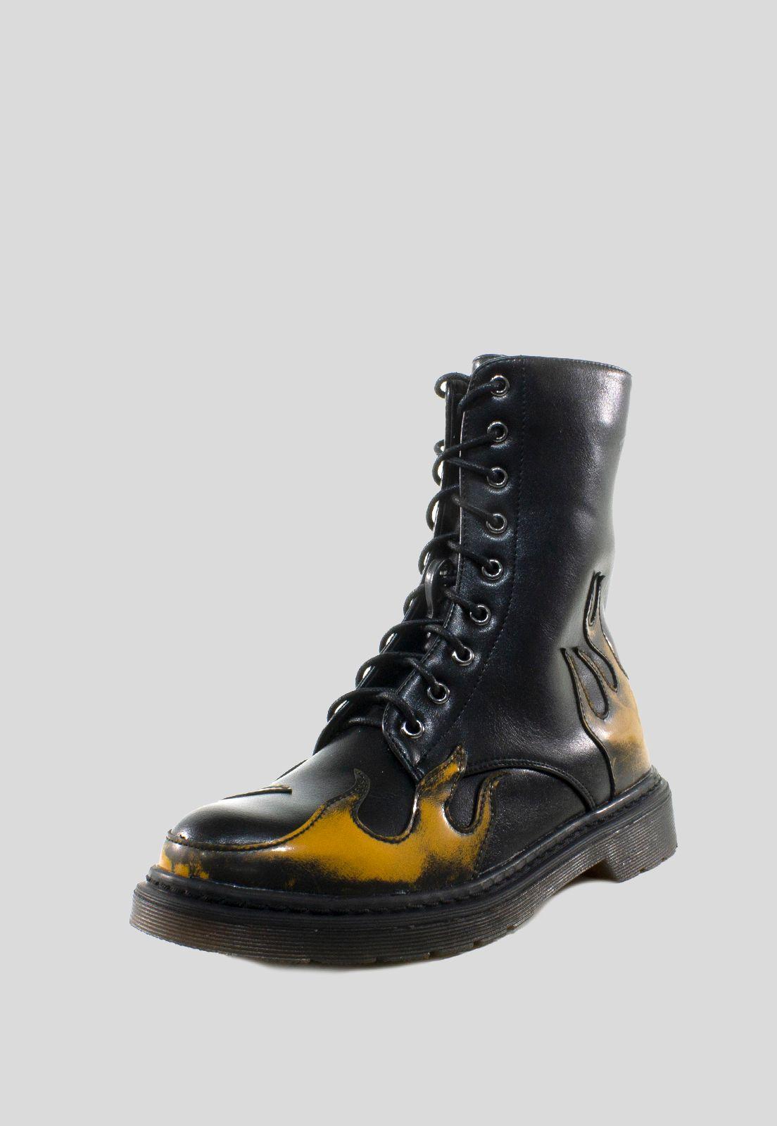 Botin bajo amarre Negro-0