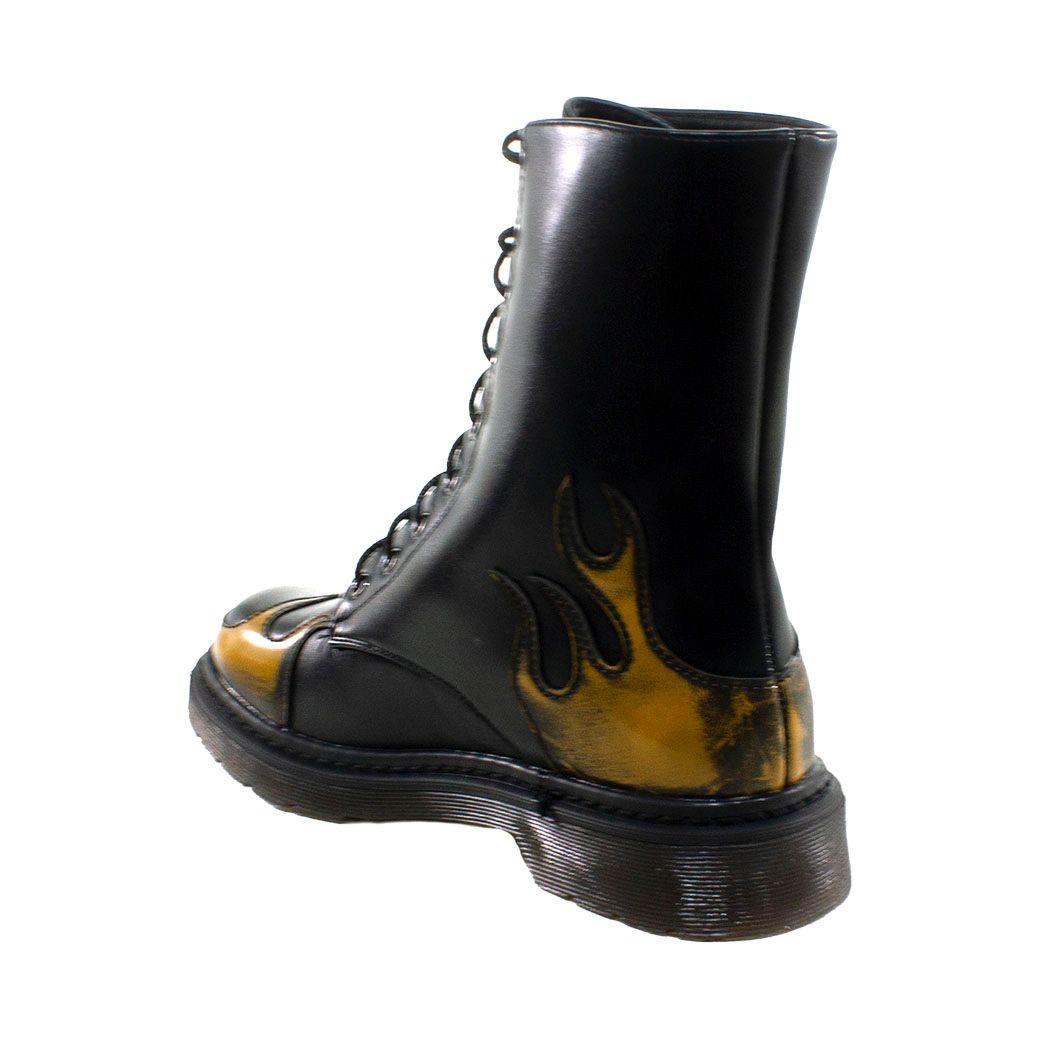 Botin bajo amarre Negro-2