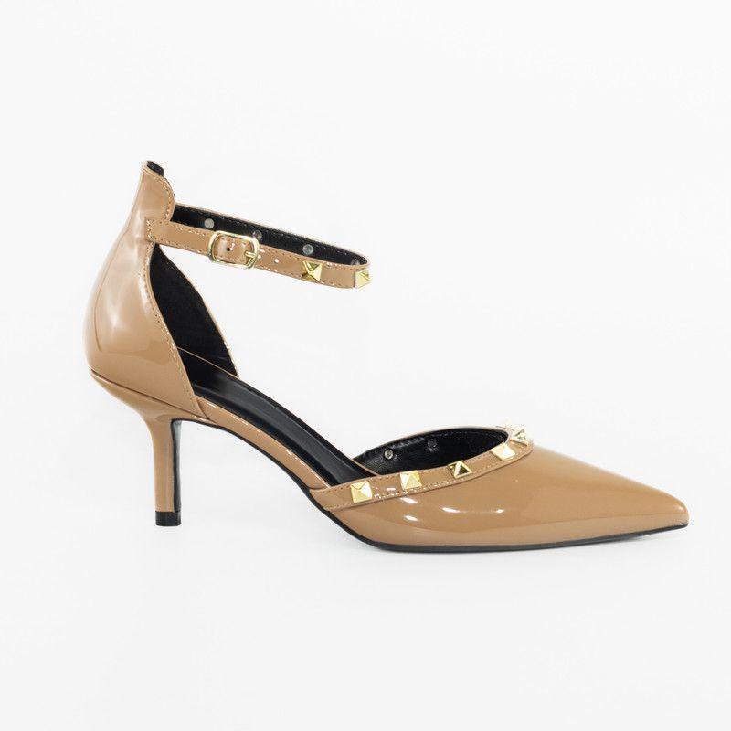 Stilleto c/ piramides Khaki-1