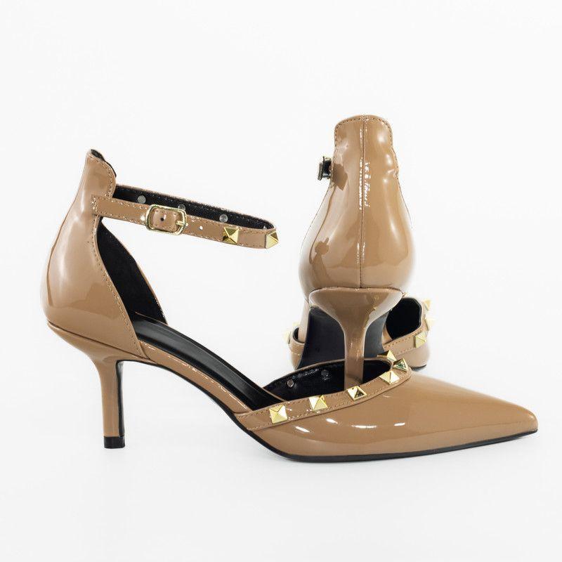 Stilleto c/ piramides Khaki-3