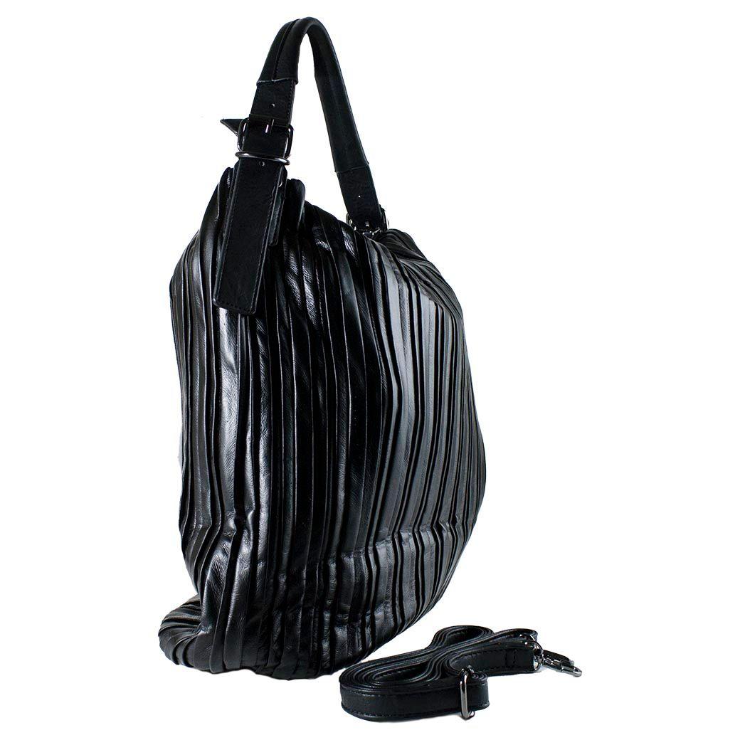 Cartera Cortes Verticales Negro-1