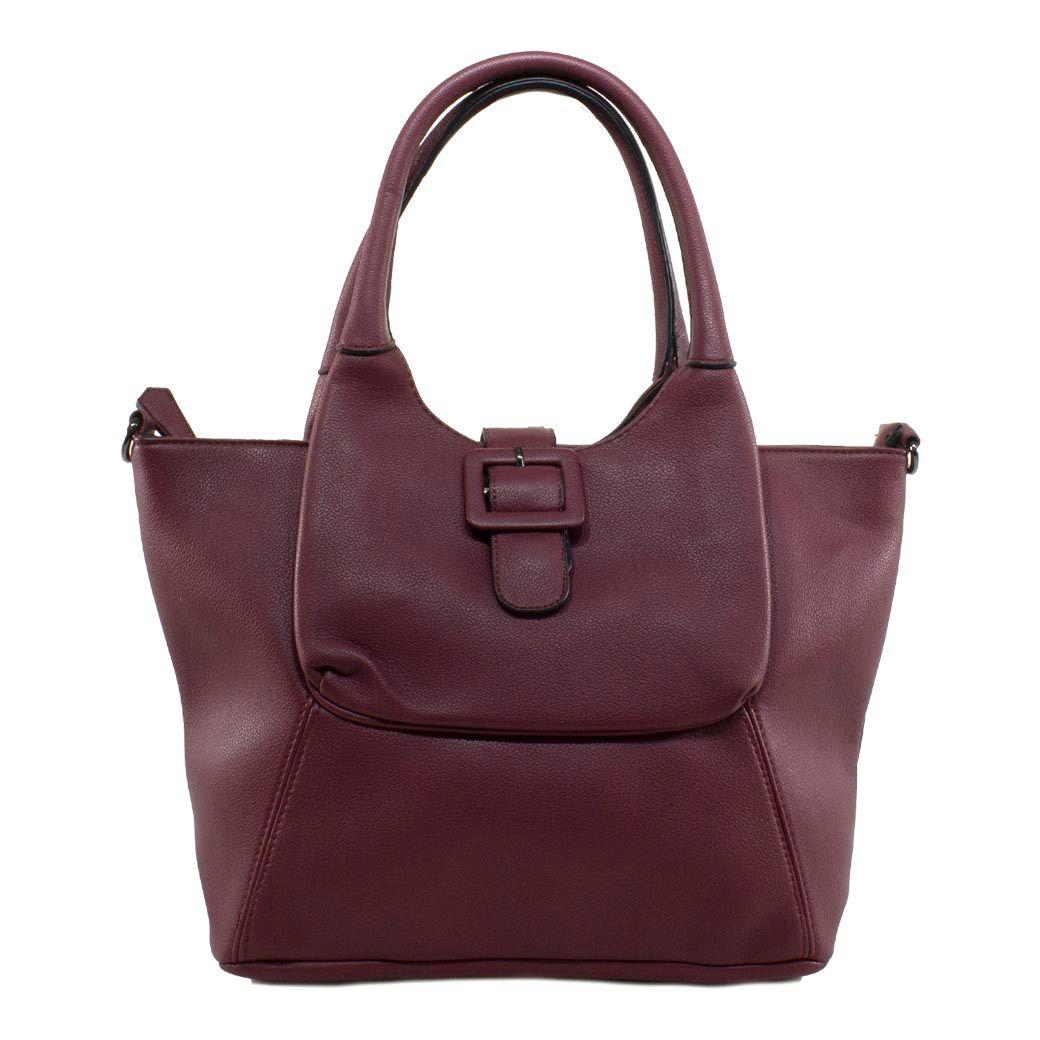 Cartera Bolsillo C/ Manilla Burdeo-0