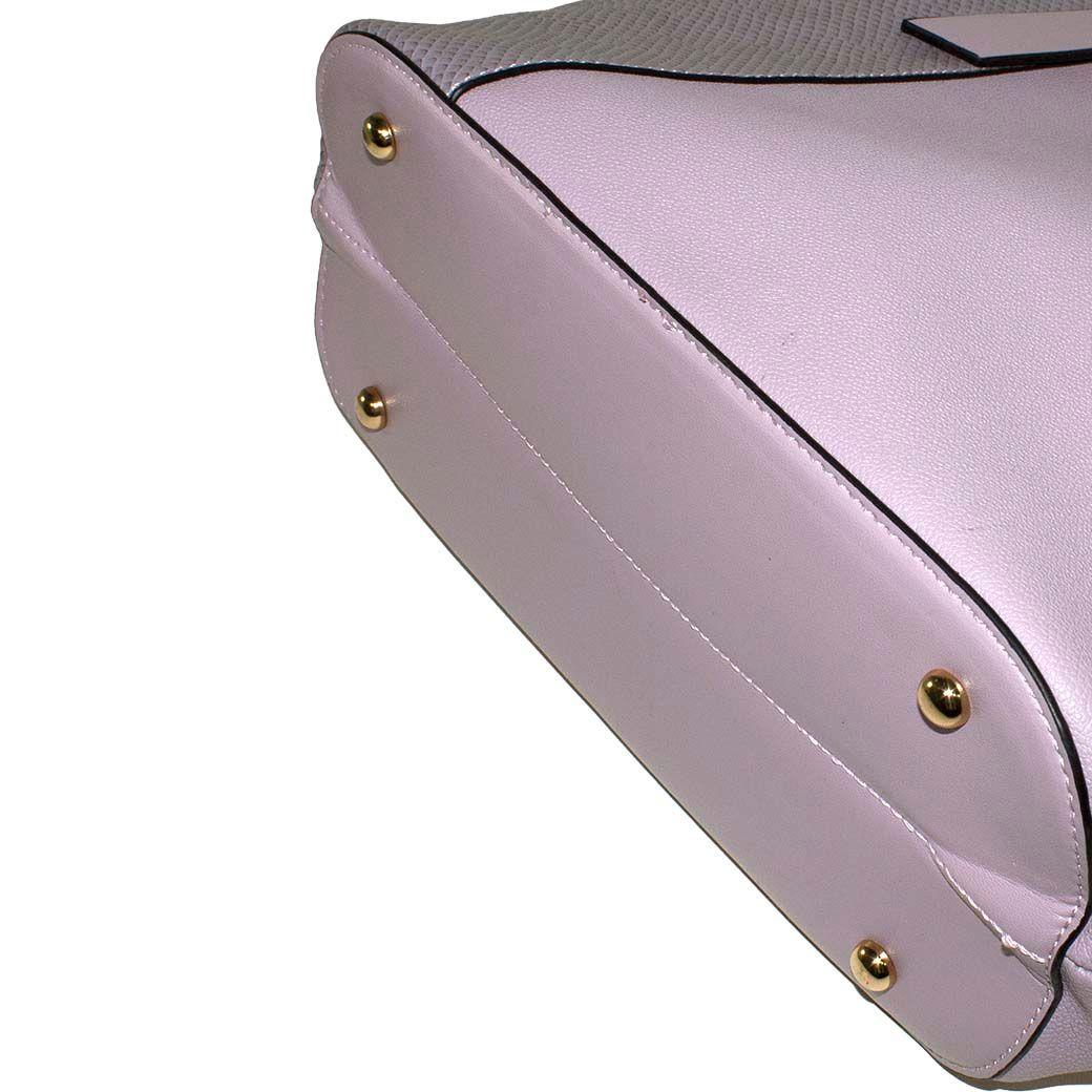 Cartera C/Faja Piton Lila-4