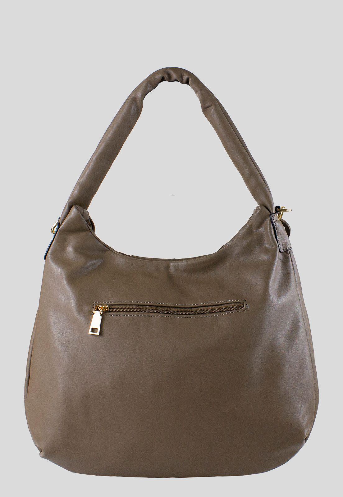 Cartera Cadena Frontal Taupe-2