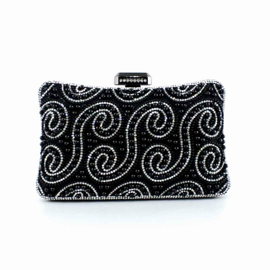 Cartera Perla de Noche 860 Mujer Negro Mailea-0