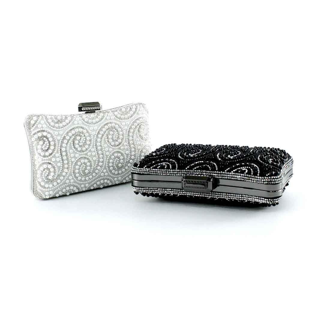 Cartera Perla de Noche 860 Mujer Negro Mailea-7