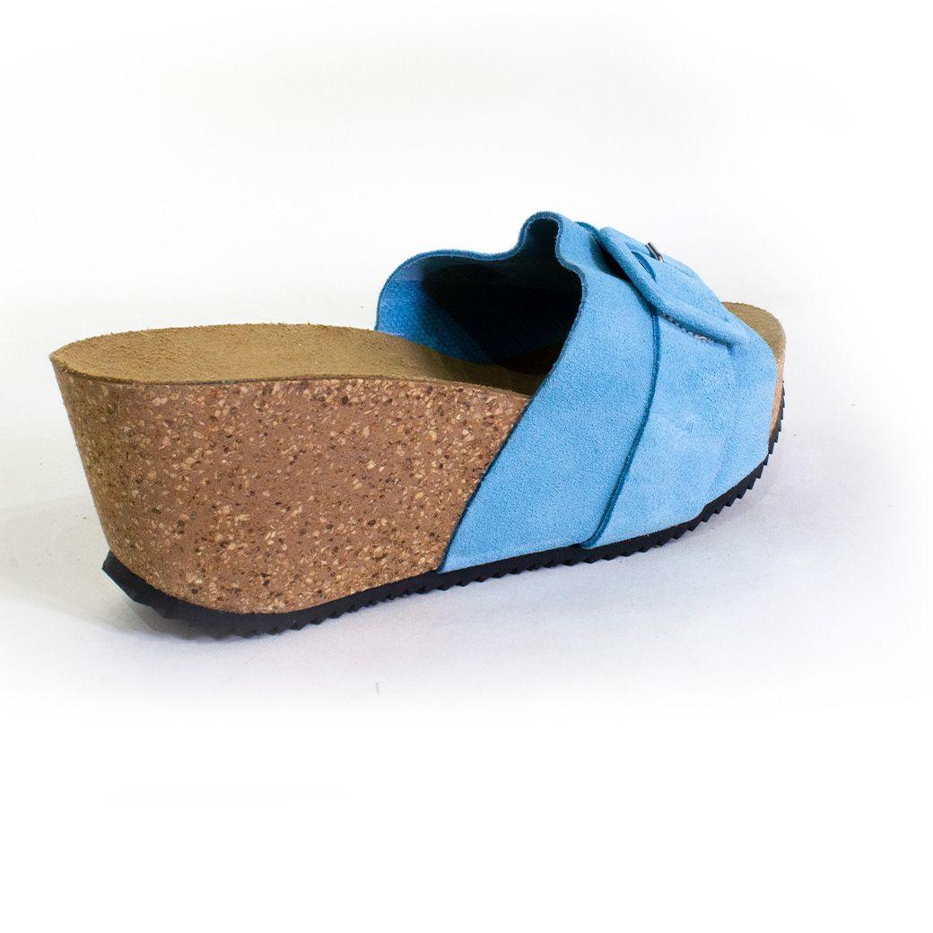 Sandalia alto hebilla forrada Celeste-2