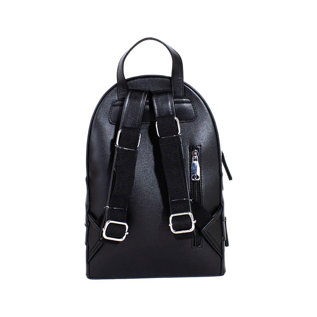 Mochila Rigida 2 Cierres Inferiores Negro-2