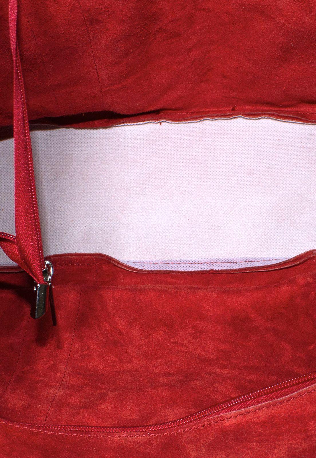 Cartera Reno Fleco Lateral Rojo-3