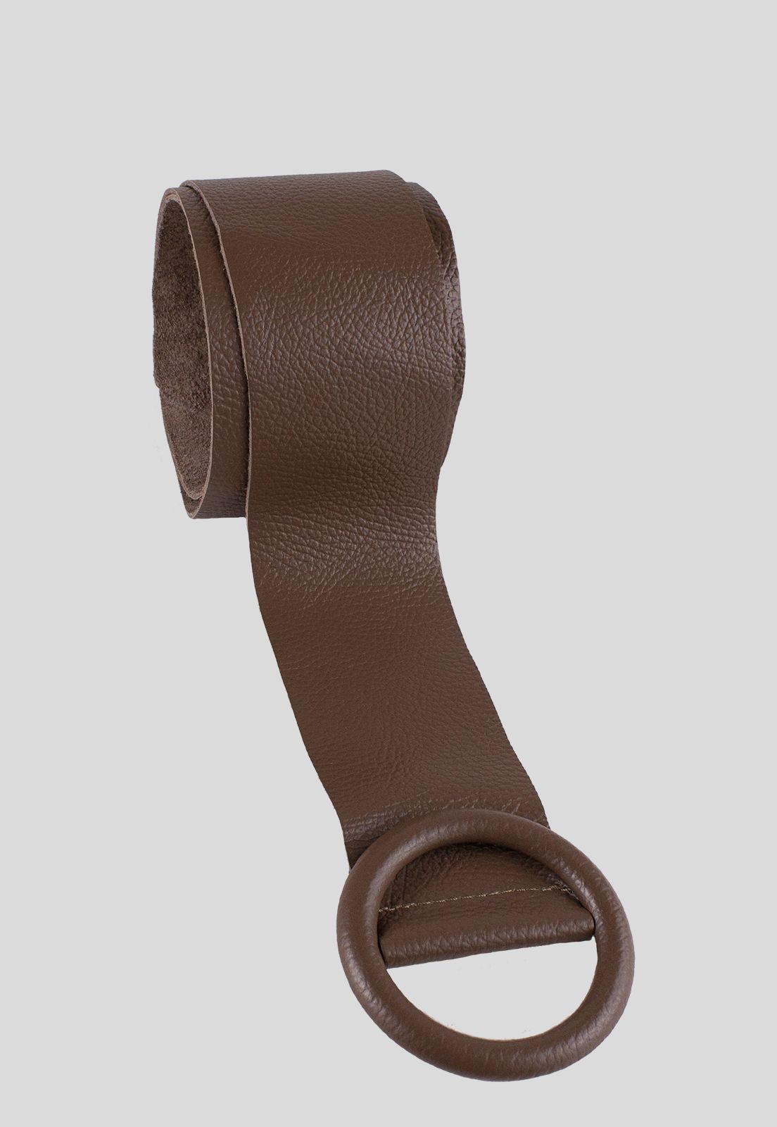 Cinturon Cuero Faja Taupe-1