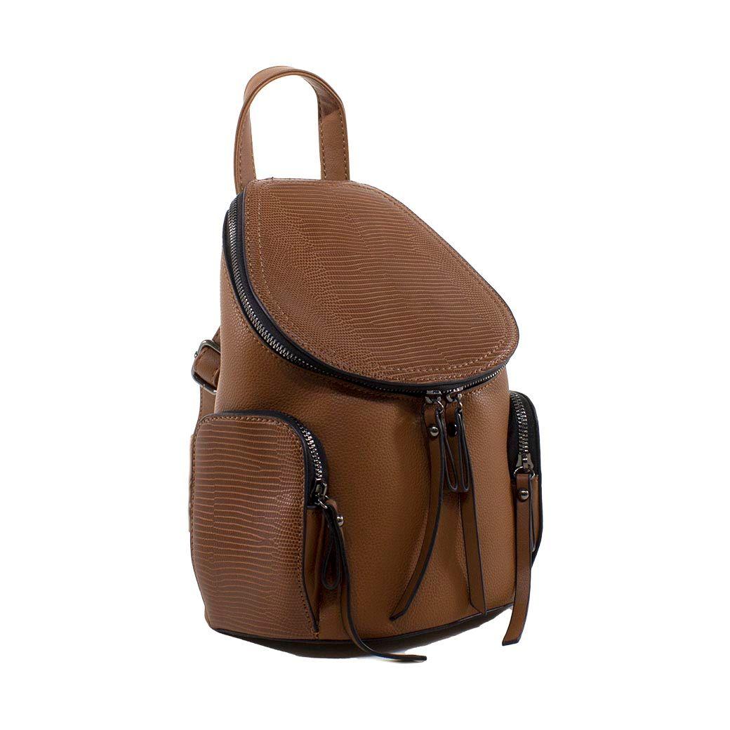 Mochila Rigida Chica Tostado-1