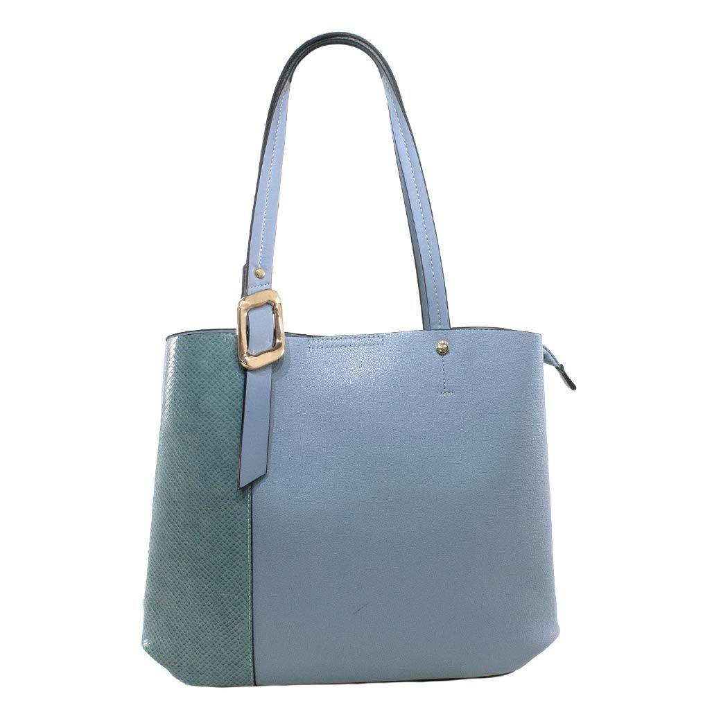 Cartera C/Faja Piton Celeste-0