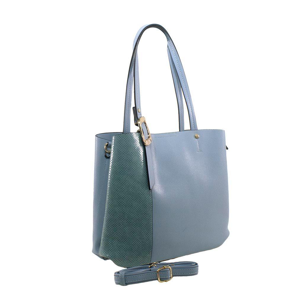 Cartera C/Faja Piton Celeste-1