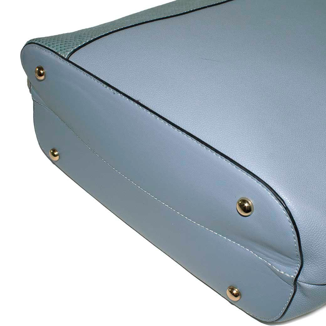 Cartera C/Faja Piton Celeste-4