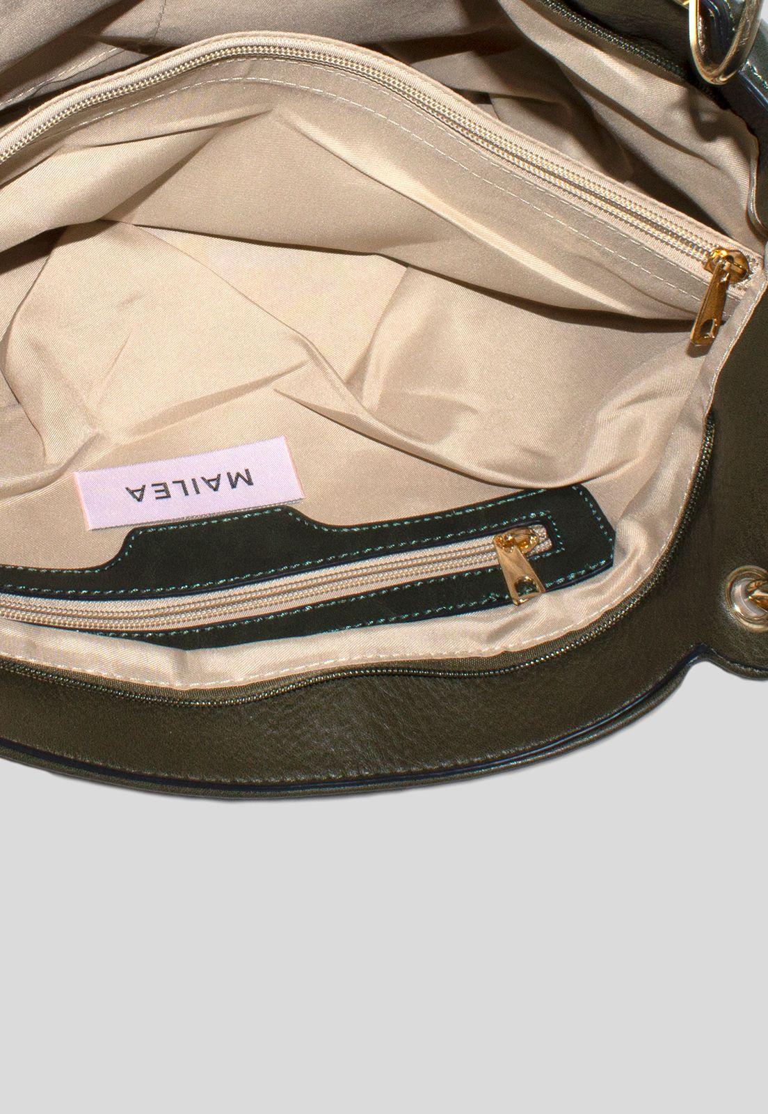 Cartera Clasica Bolsillo Laterales Verde-3