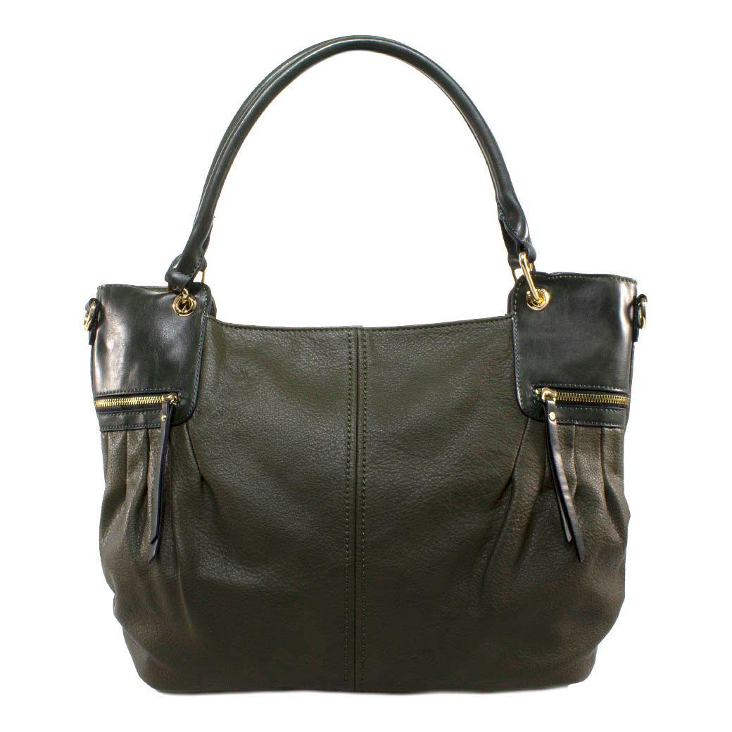 Cartera Clasica Bolsillo Laterales Verde-0