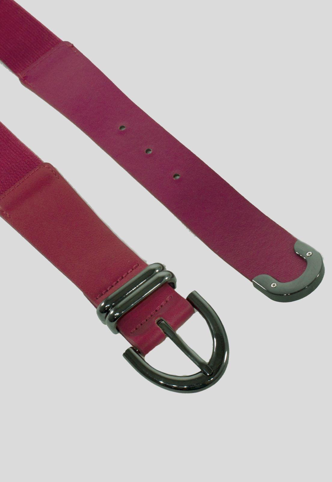 Cinturon elastico del. Heb. Y pasador Fuscia-3