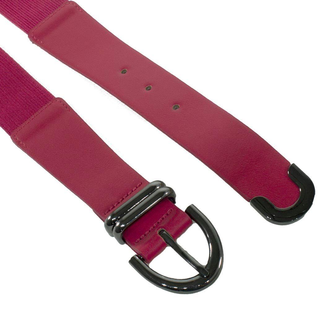 Cinturon elastico del. Heb. Y pasador Fucsia-2