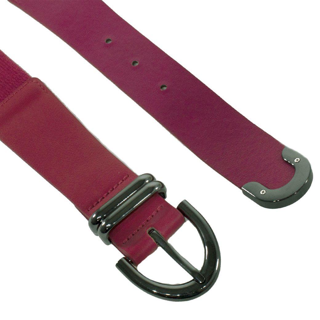 Cinturon elastico del. Heb. Y pasador Fucsia-3