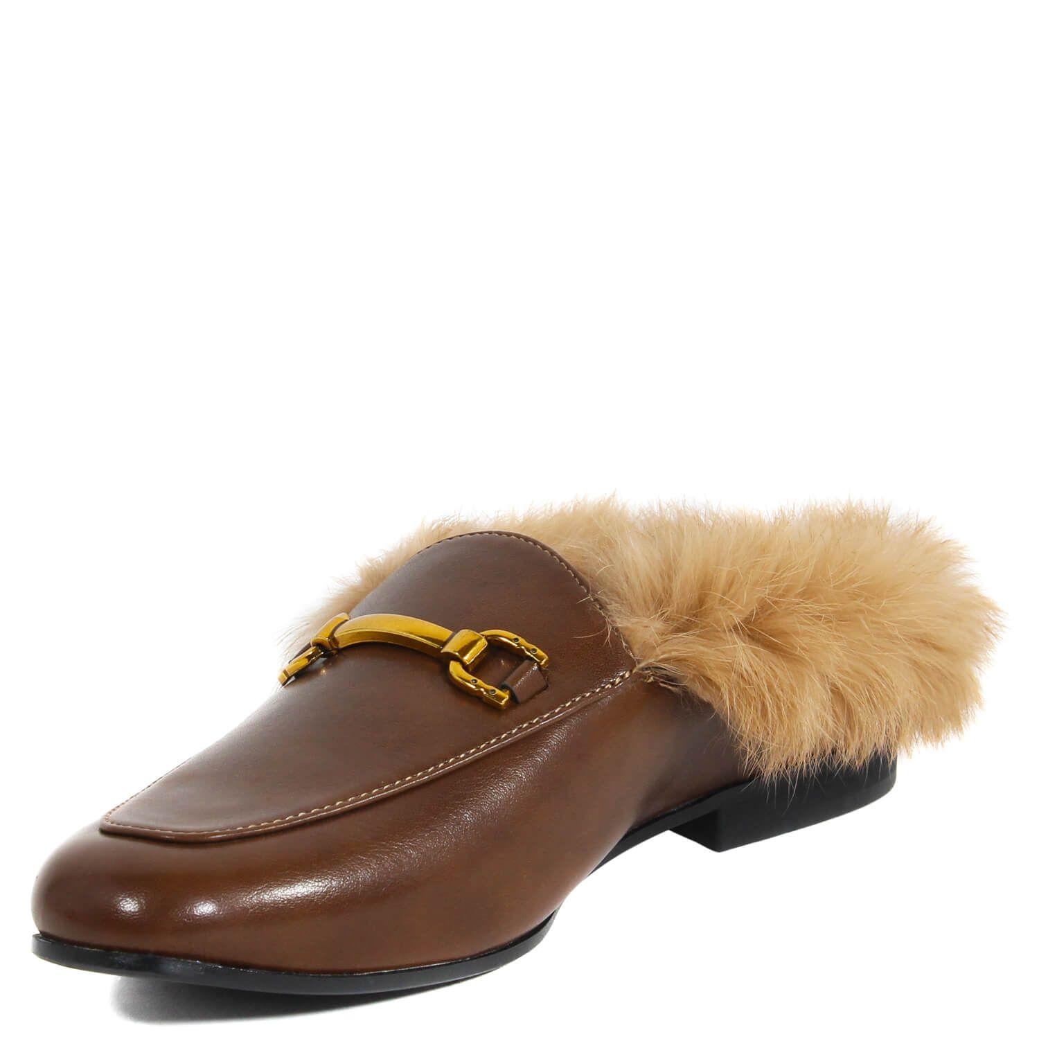 Zapato con Piel Sintetica Camel-1