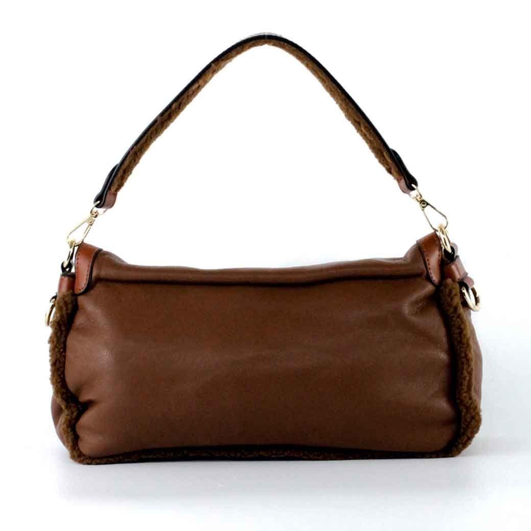 Cartera Ecocuero Alargada 746 Mujer Cafe Mailea-2
