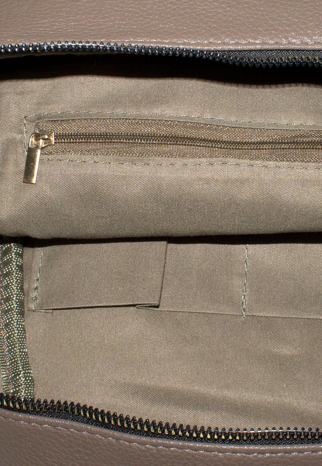 Mochila Acolchada Taupe-3