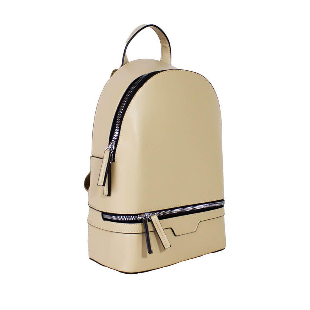 Mochila Rigida 2 Cierres Inferiores Taupe-1