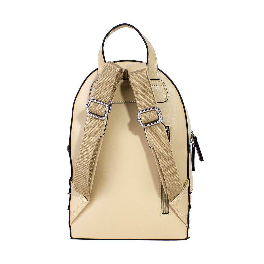 Mochila Rigida 2 Cierres Inferiores Taupe-2