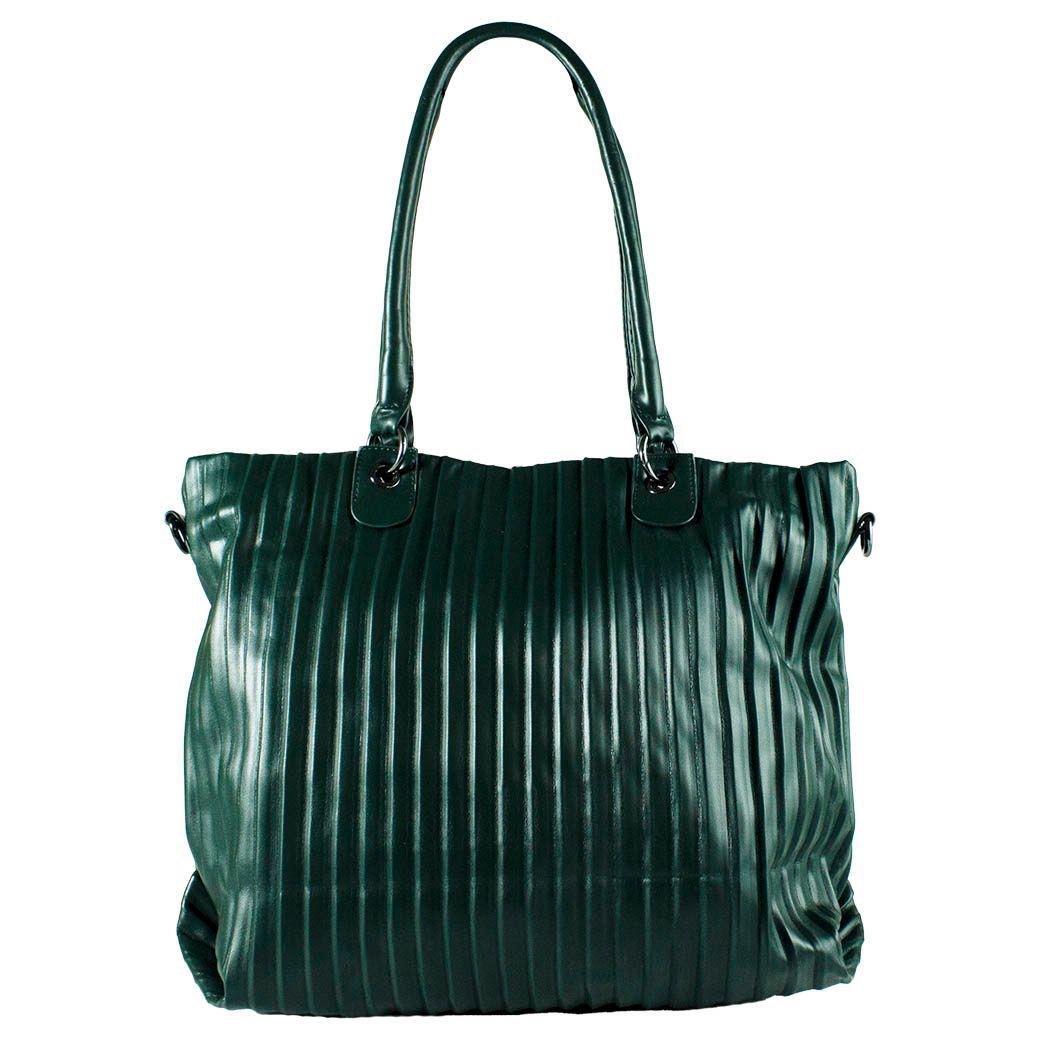 Cartera Full Pliegues Verde-2