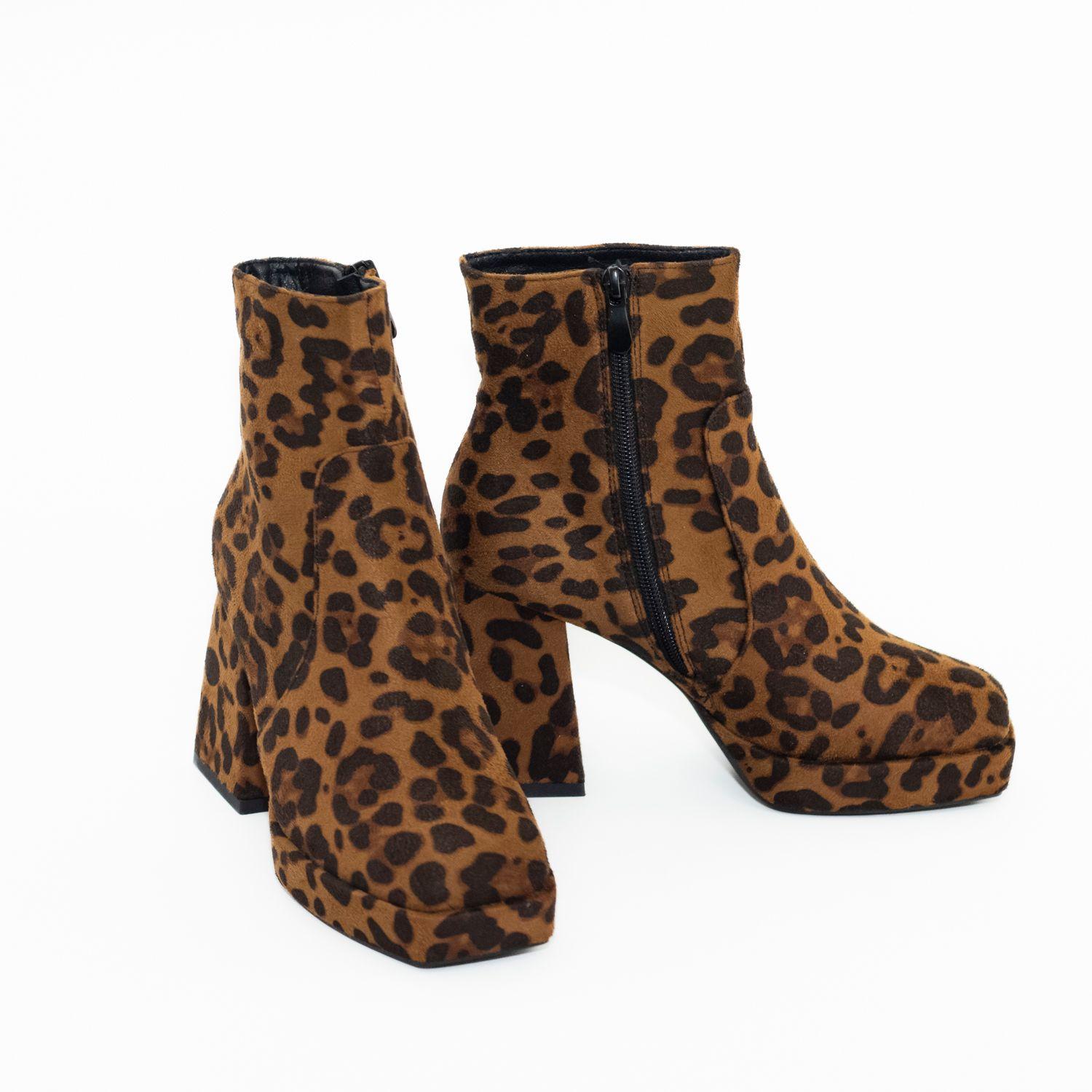 Botin taco grueso Leo-3